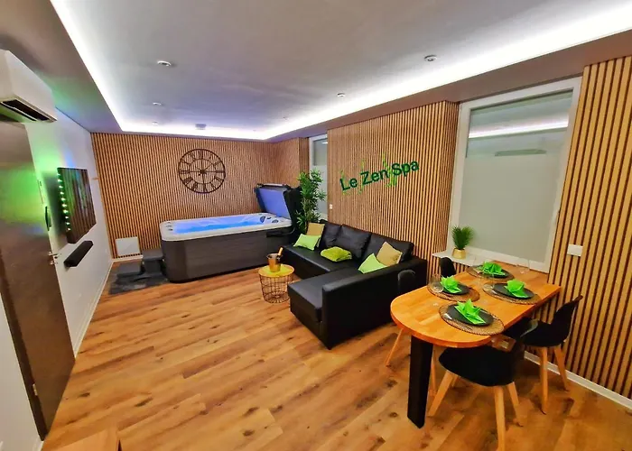 Zen Spa-4 Pers-Jacuzzi-Parking-Clim-Colmar