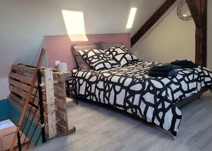 Cosis Colmar - 2 Chambres - 4 Pers - Duplex - Parking - Wifi