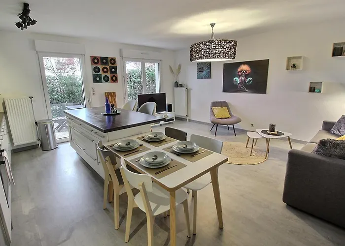Charmant Appart Avec Garage Et Terrasse Au Coeur De Colmar, Pres De La Route Des Vins D\'Alsace - Fr-1-722-6