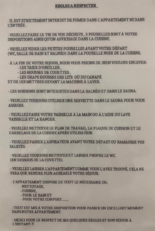 L'instant T 4* Balnéo, Sauna Et Parking Privé Appartamento