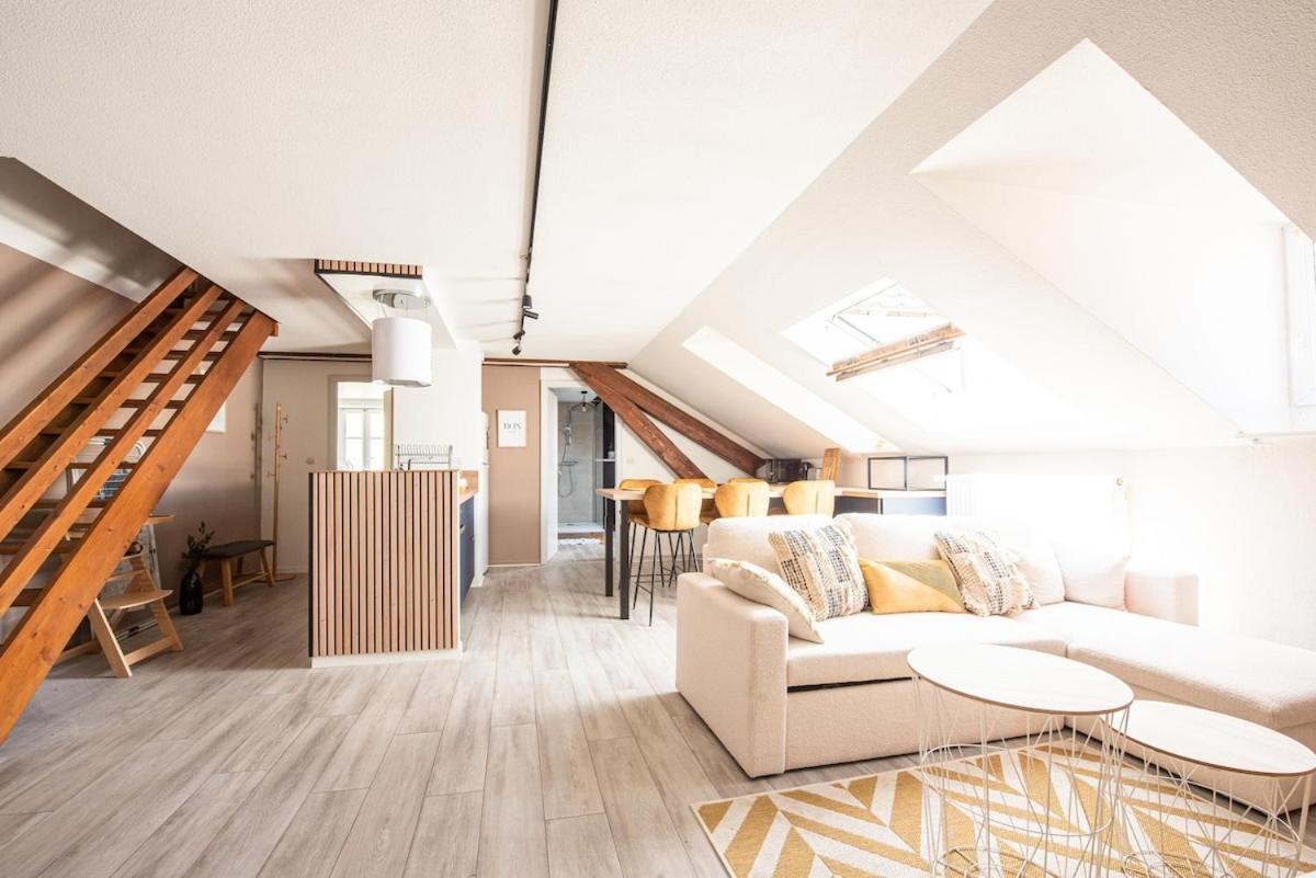 Les Coulisses - Duplex Au Centre - Parking Prive Apartment Colmar