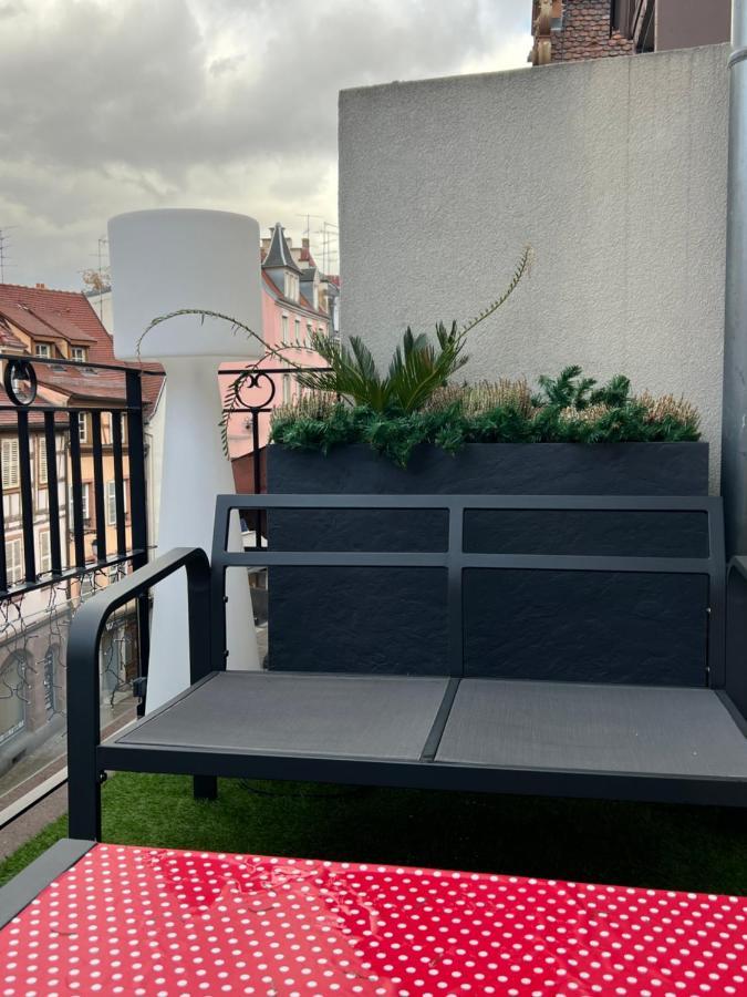 Magnifique 4 Personnes - 2 - 2 Sdb - Grande Terrasse Rue Des Tetes - Centre Appartement Colmar