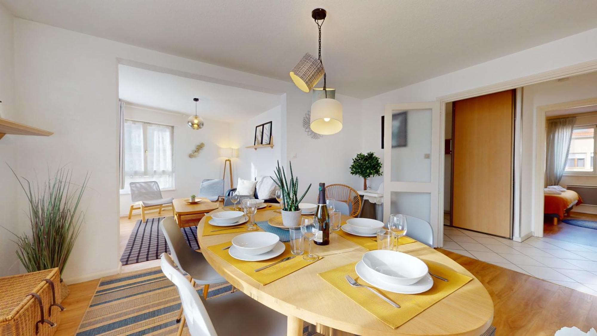 Elegance, 6 Pers 1 Parking Appartement