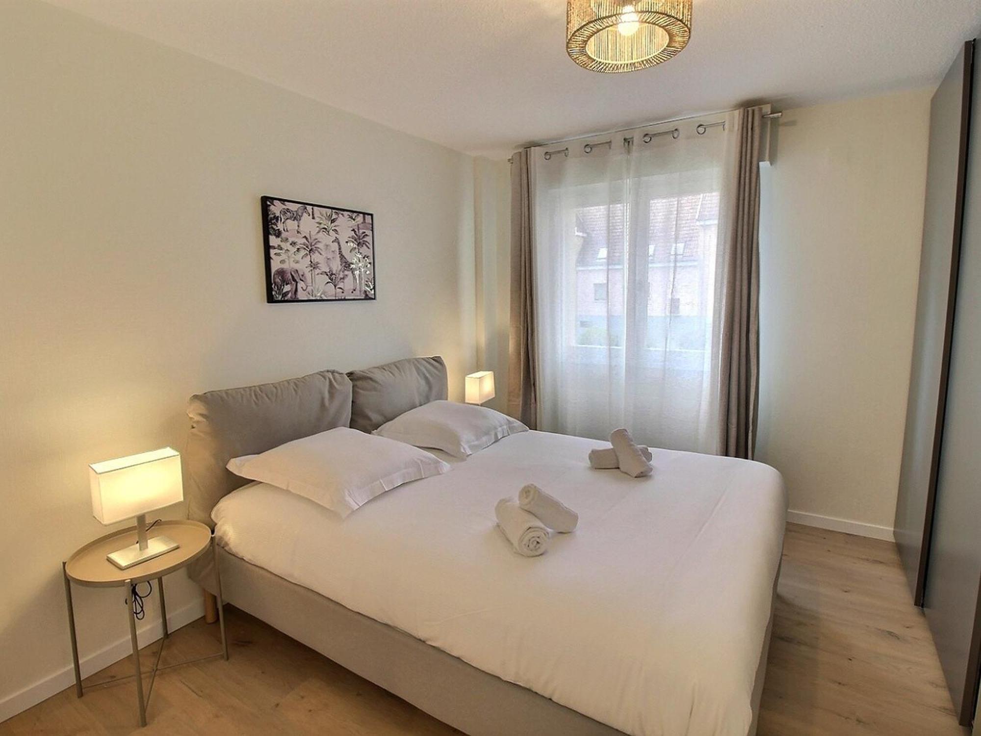 Renove Pres Du Centre De Avec Balcon, 2 Et Wi-fi Inclus - Fr-1-722-7 Appartement