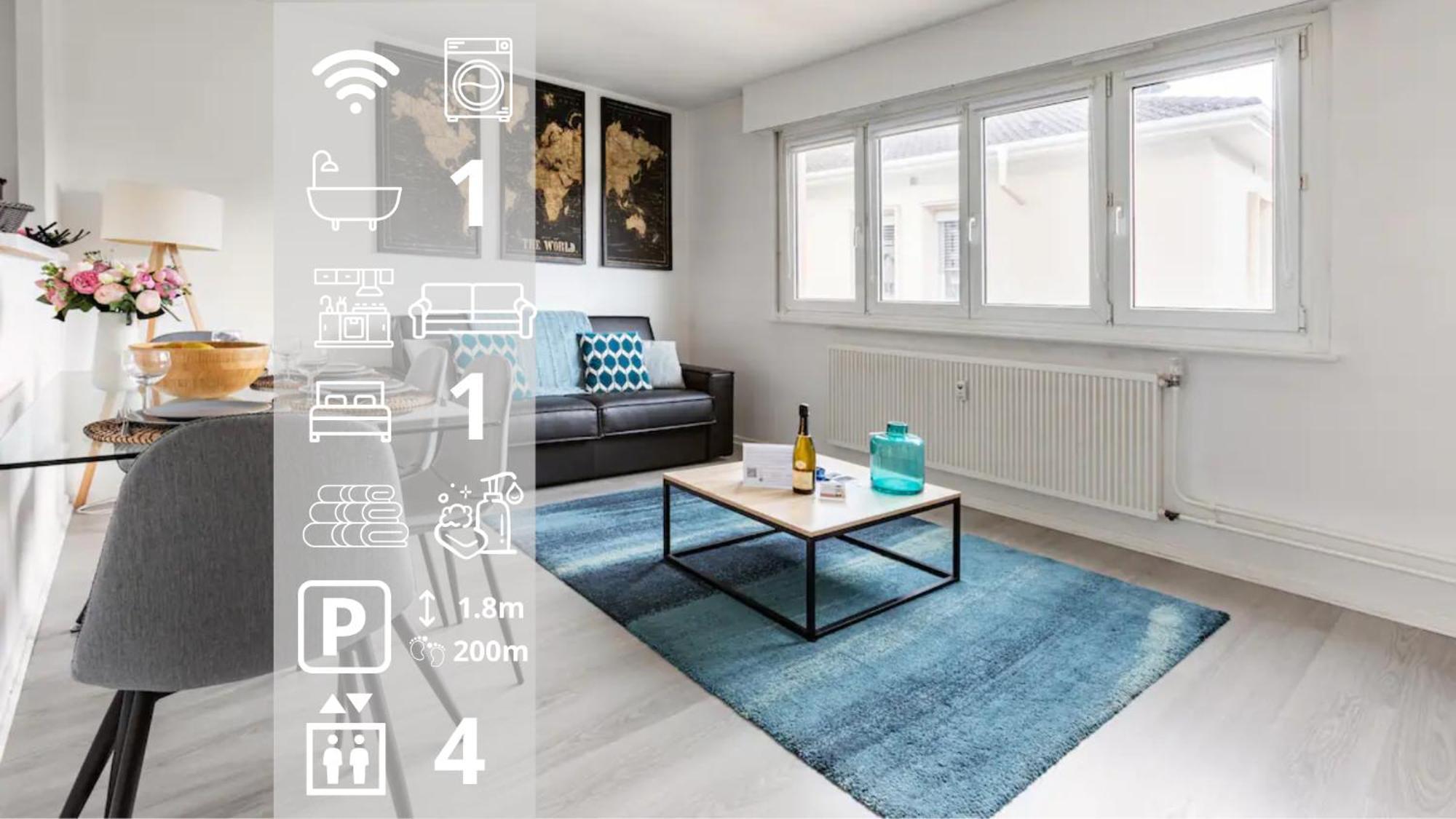 L'étoile Du Nord - 1 Parking Gratuit Appartement *