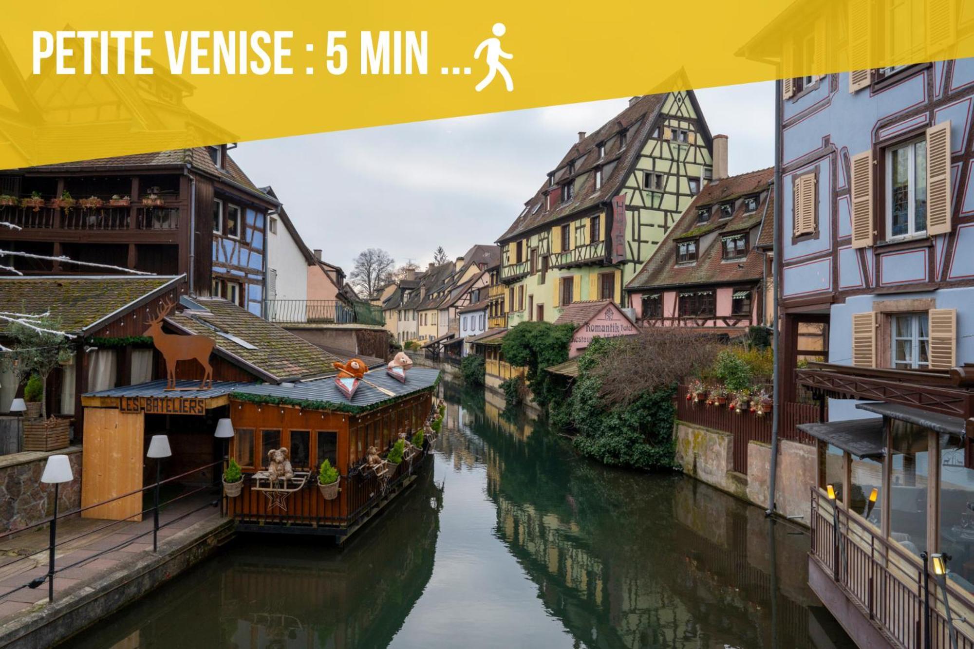 Bretzel Twin Petite Venise Vieille Center Wi-fi Couette-café *