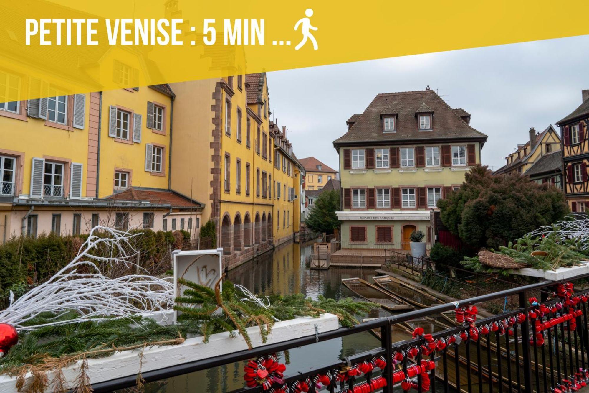 Bretzel Twin Petite Venise Vieille Center Wi-fi Couette-café *