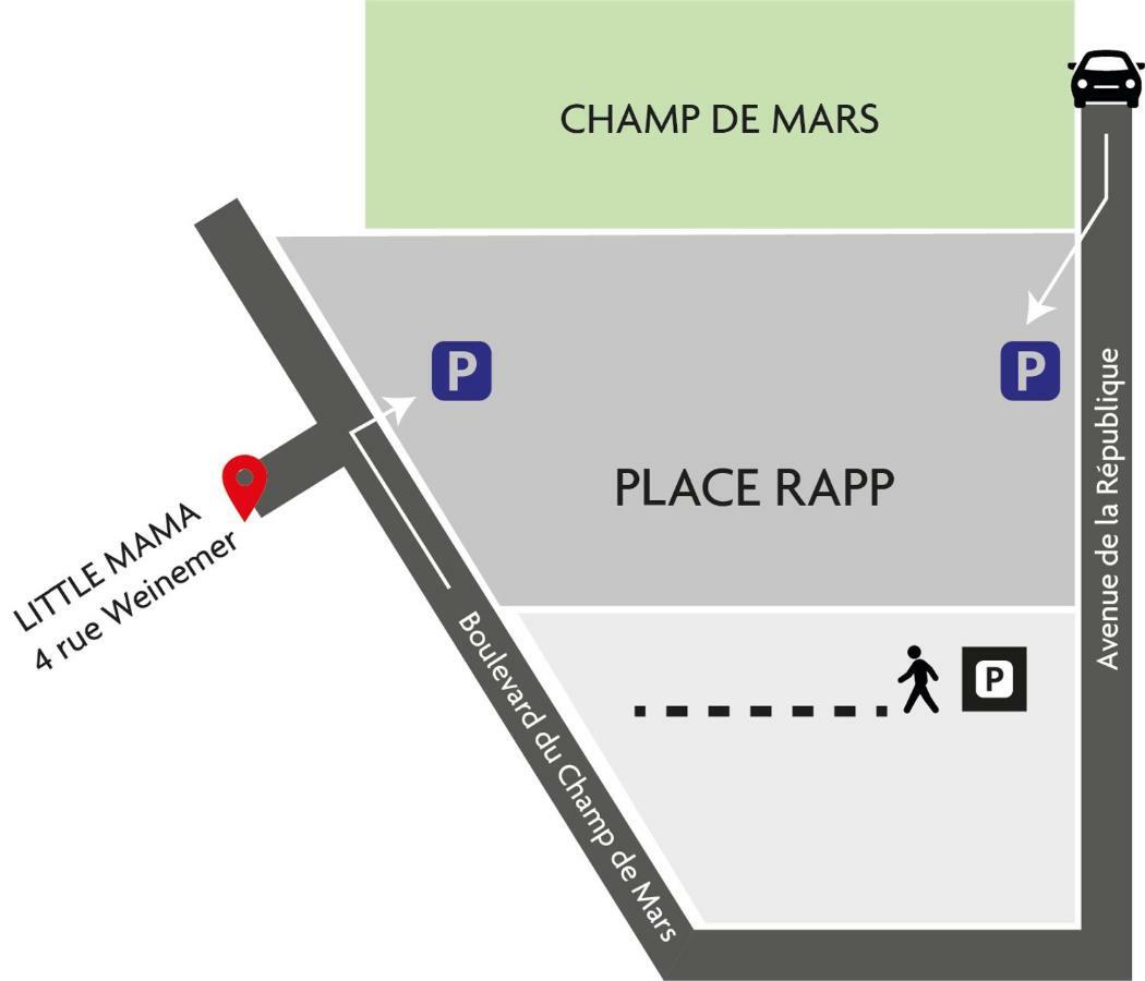 Little Mama Including A Parking Space At 100 Meters Apartment Colmar